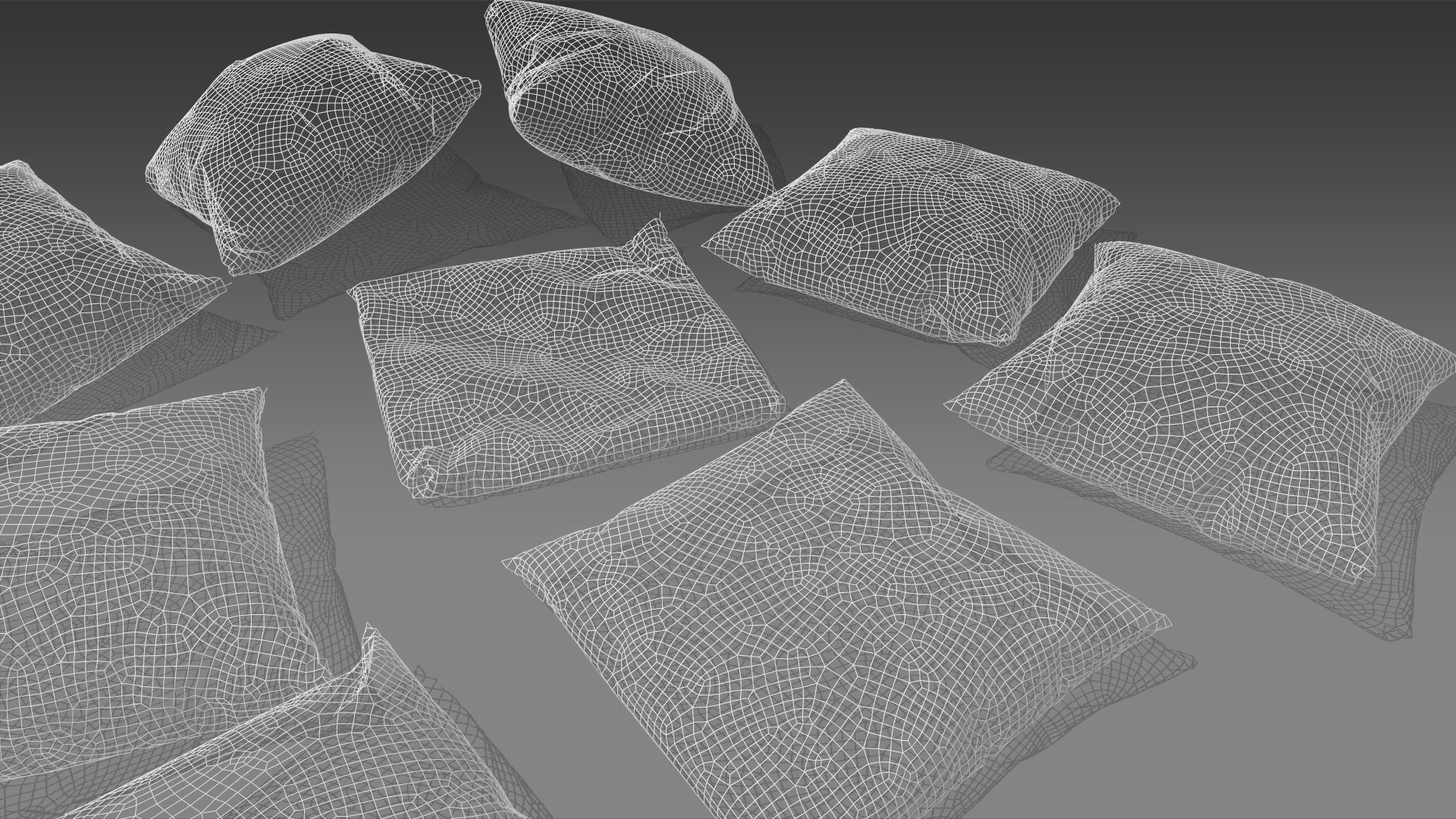 Pillows collection - pillow 3D model_11