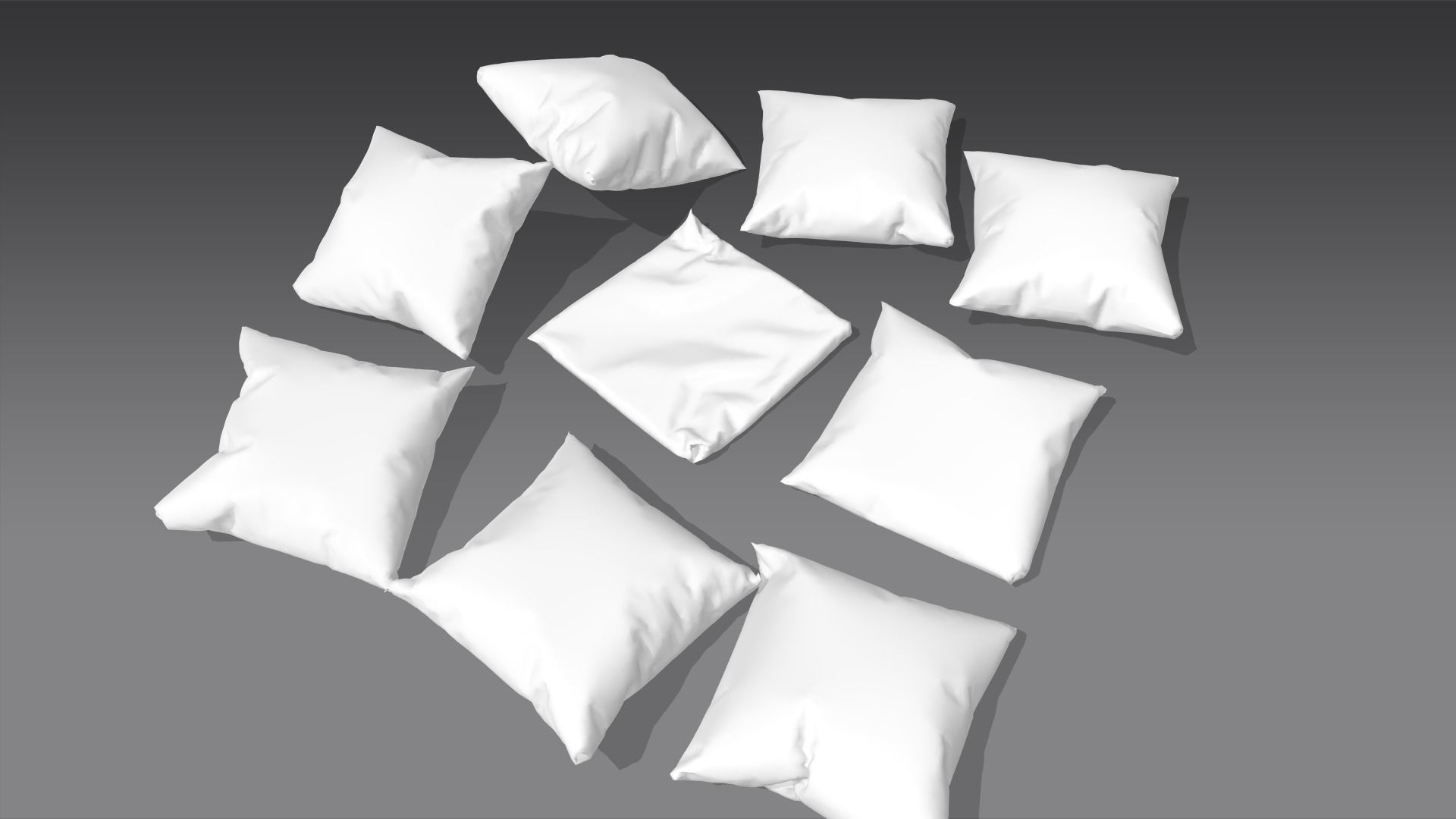 Pillows collection - pillow 3D model_2