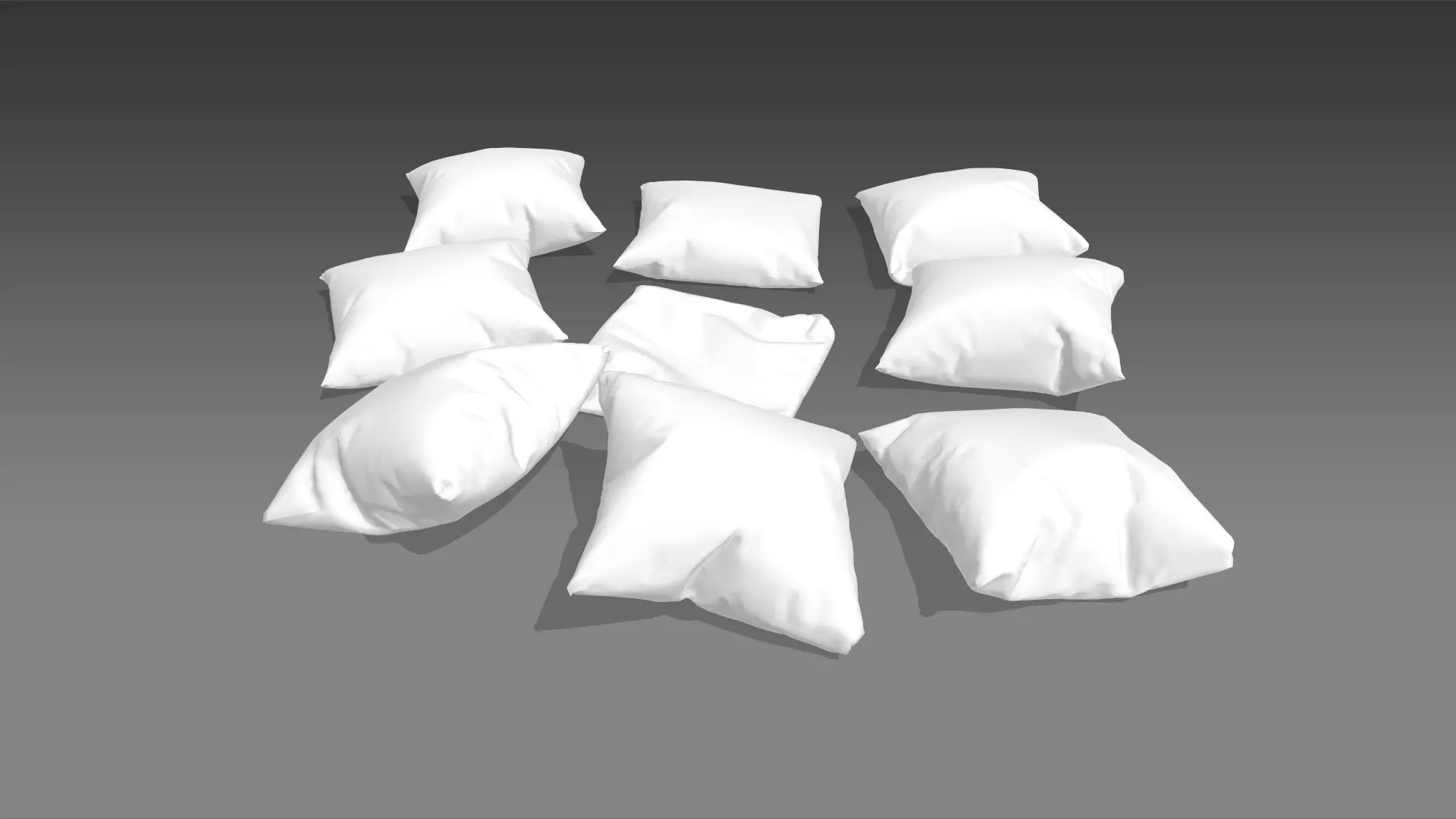 Pillows collection - pillow 3D model_0