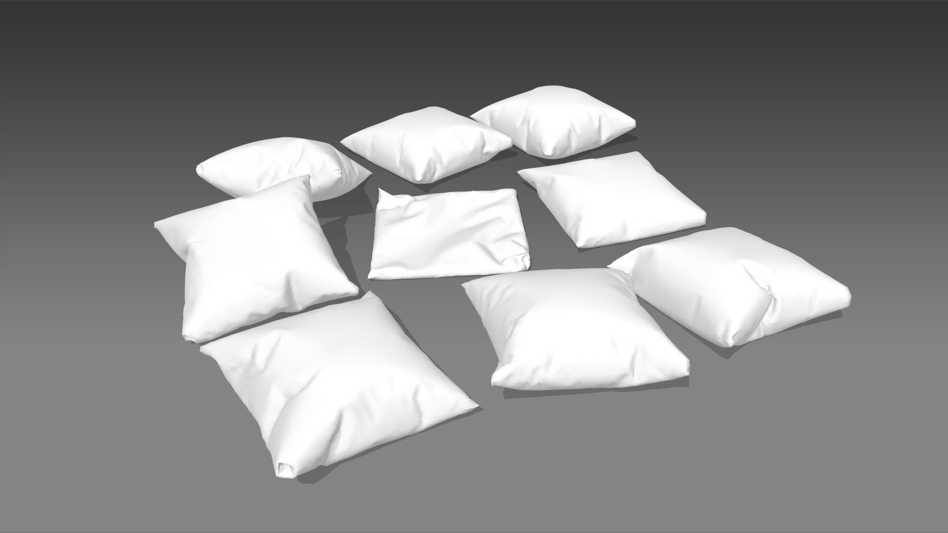 Pillows collection - pillow 3D model_4