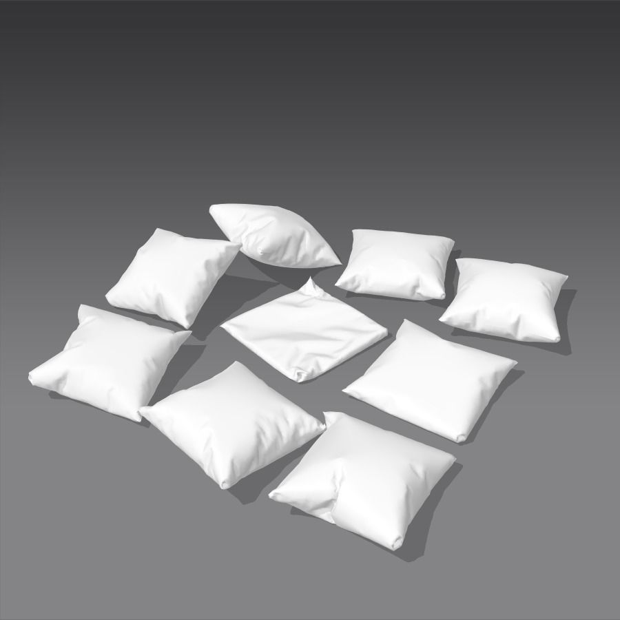 Pillows collection - pillow 3D model_1