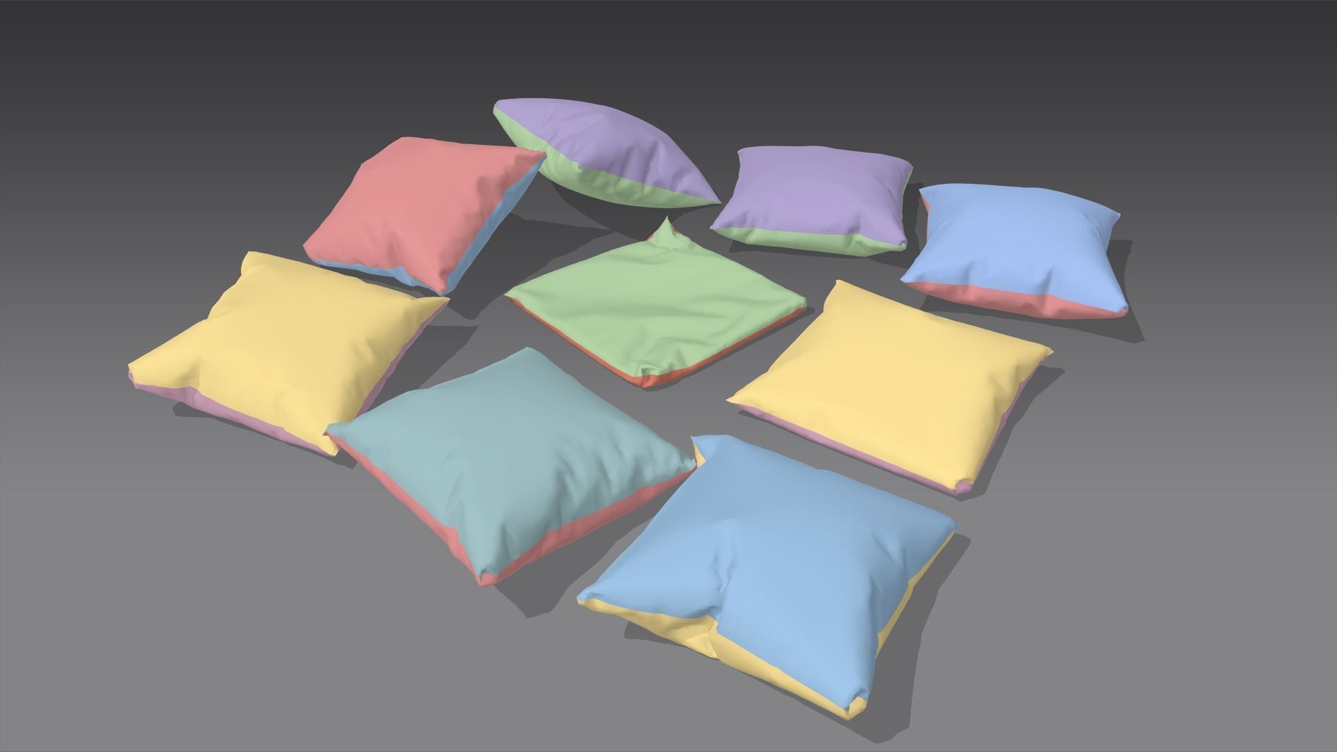 Pillows collection - pillow 3D model_8