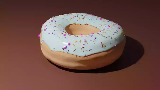 Donut Model with sprinkles