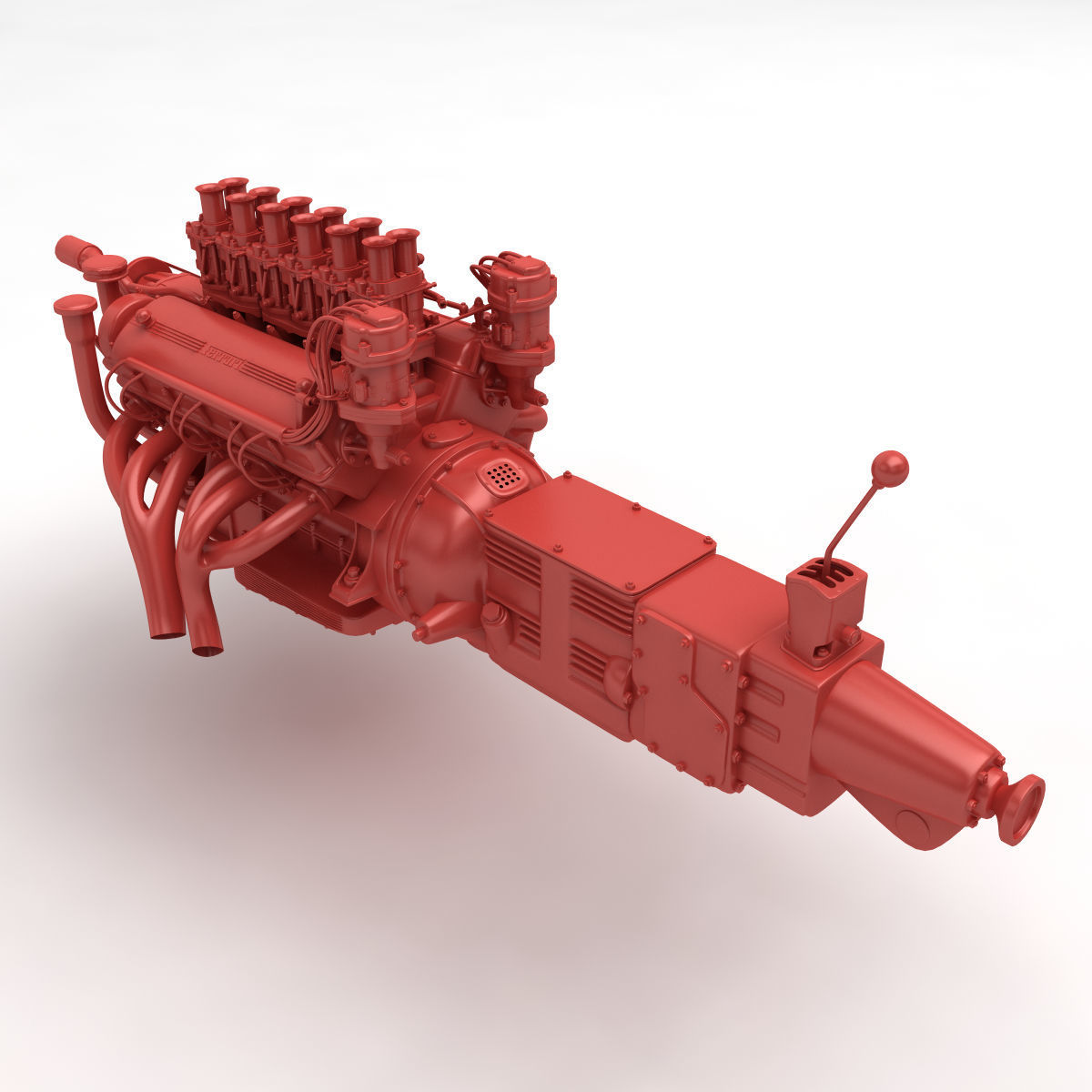 Ferrari Colombo 250 Engine - 3 liter 3D print model_9