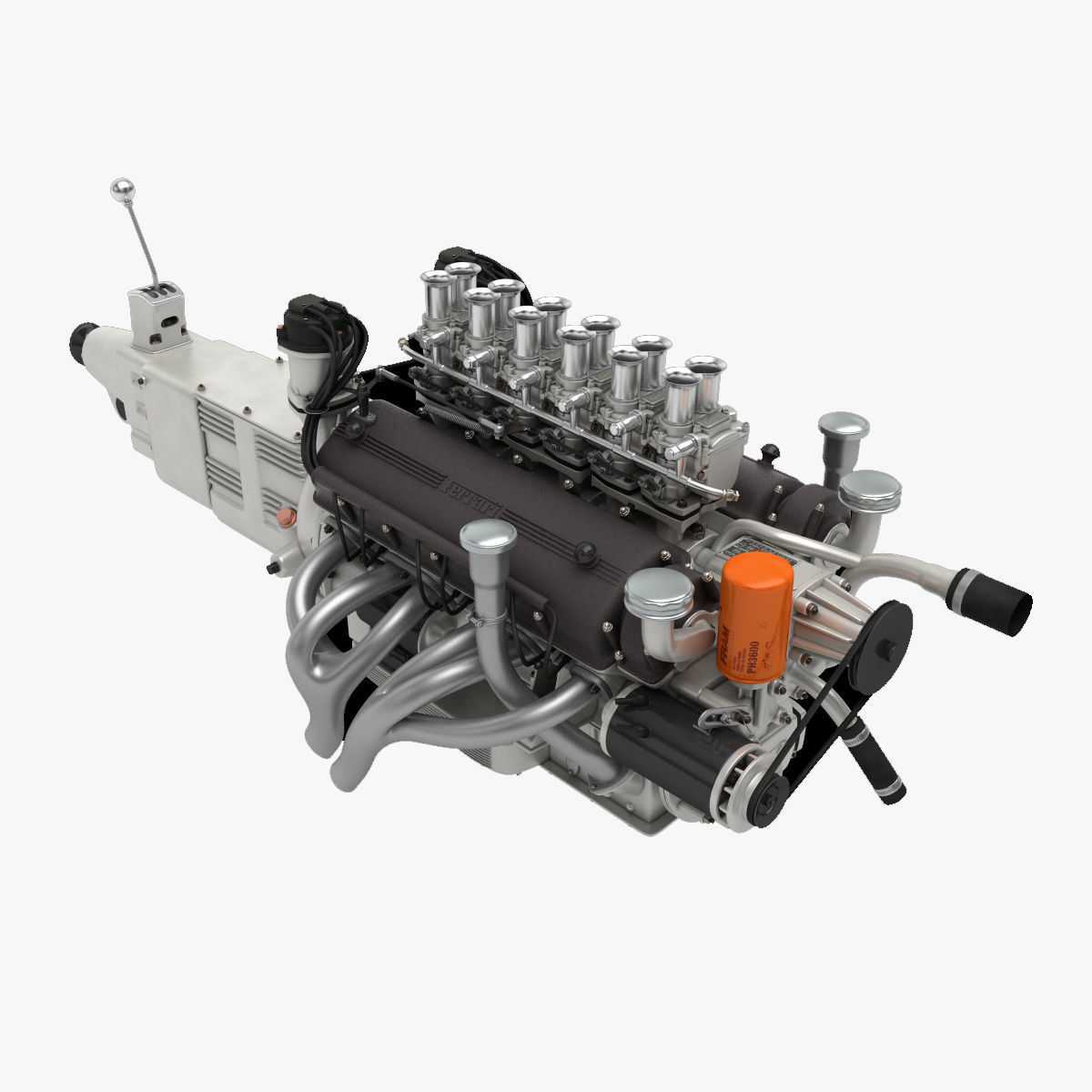 Ferrari Colombo 250 Engine - 3 liter 3D print model_21