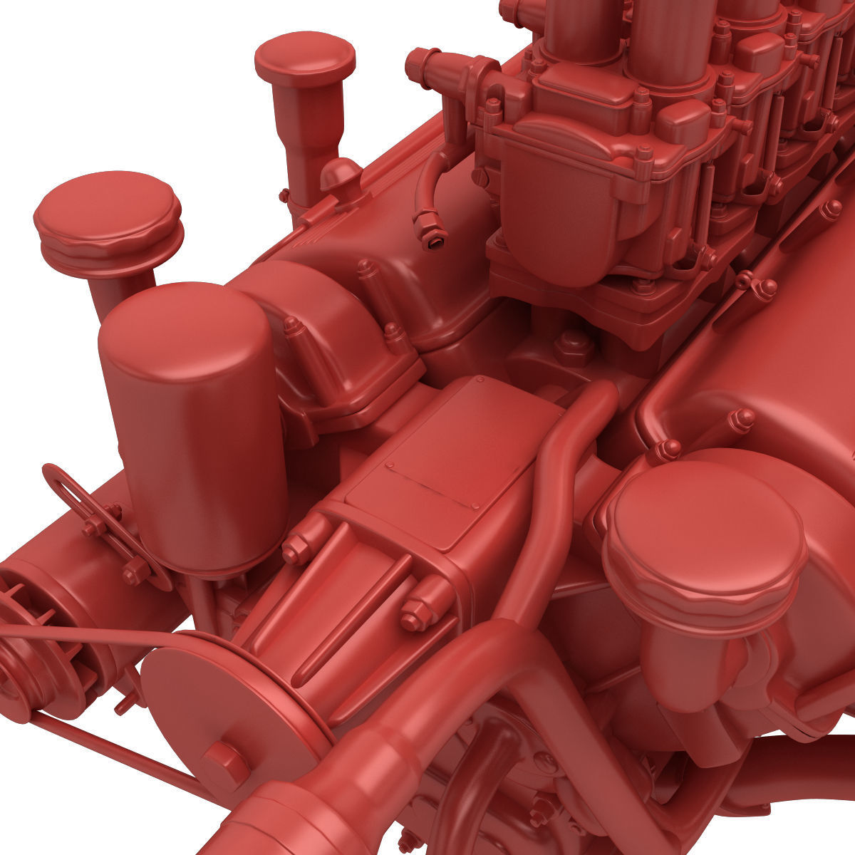 Ferrari Colombo 250 Engine - 3 liter 3D print model_16