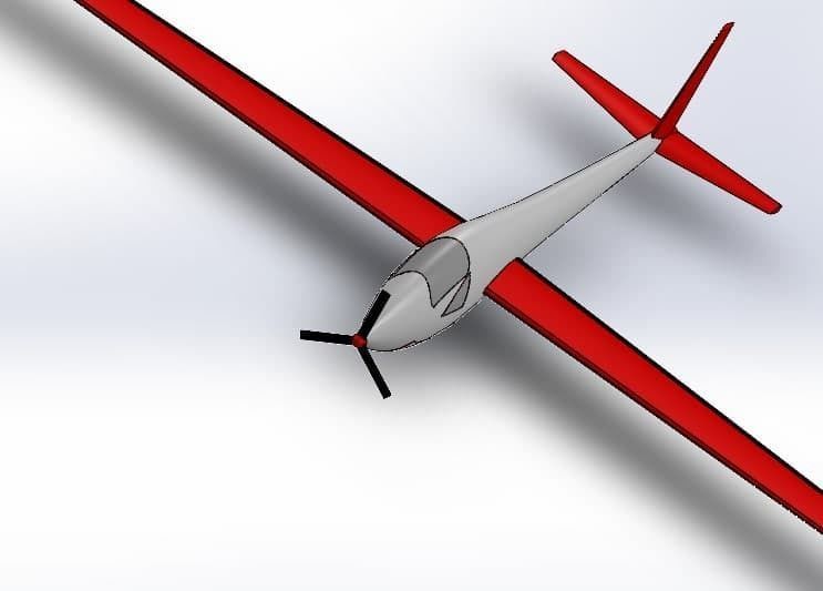 Glider design 3D model 3D printable | CGTrader