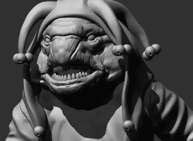 CATS EYE TROLL printable 3D figure  3D print model