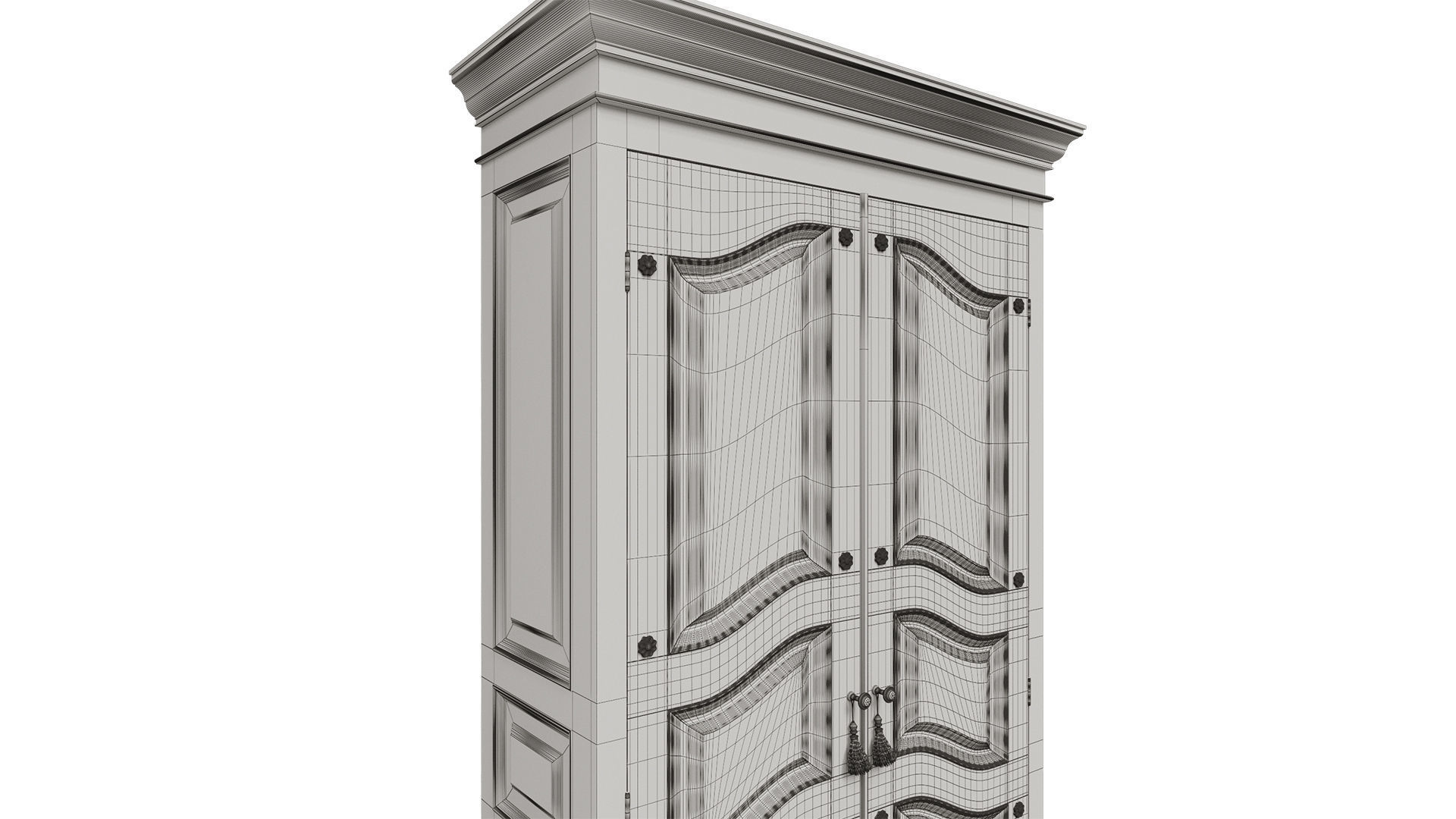 Classic cabinet 08 04 3D model_11