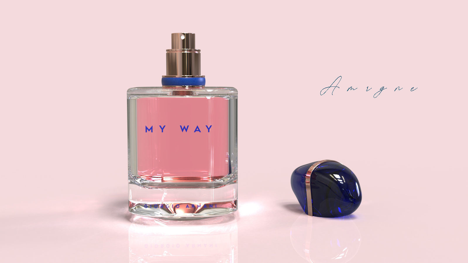 GIORGIO ARMANI MY WAY fragrance  3D print model_3