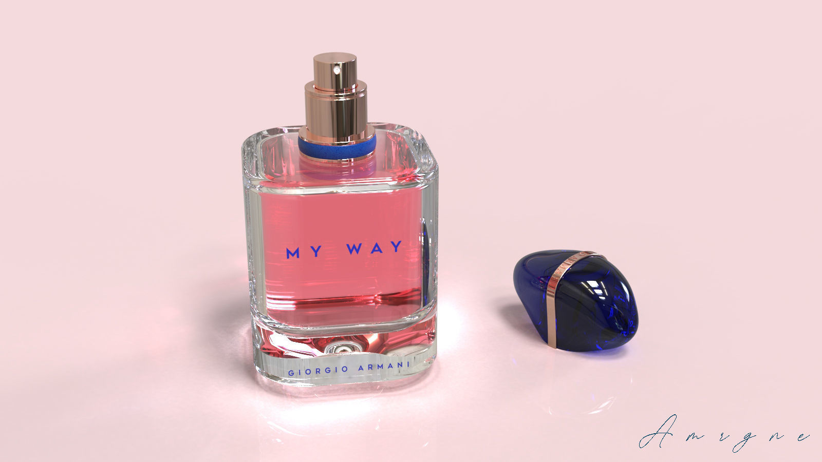 GIORGIO ARMANI MY WAY fragrance  3D print model_2