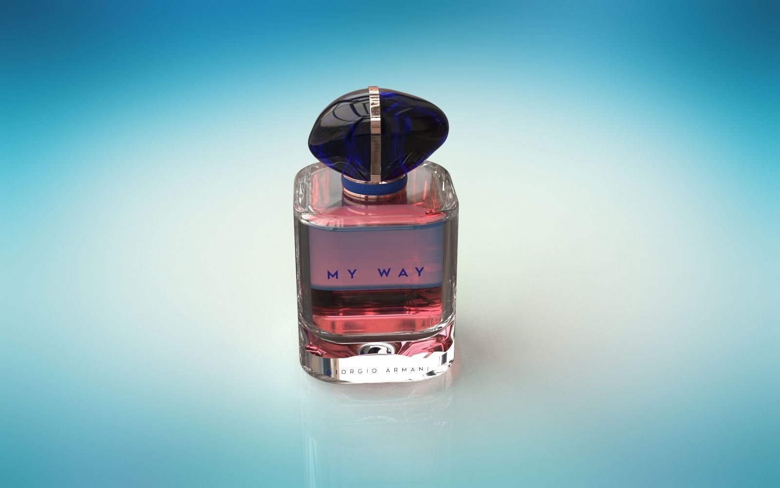 GIORGIO ARMANI MY WAY fragrance  3D print model_6