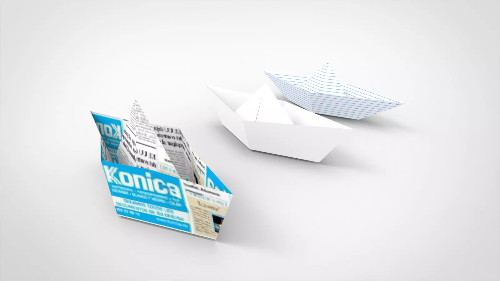 Paper Boat 3D model_0