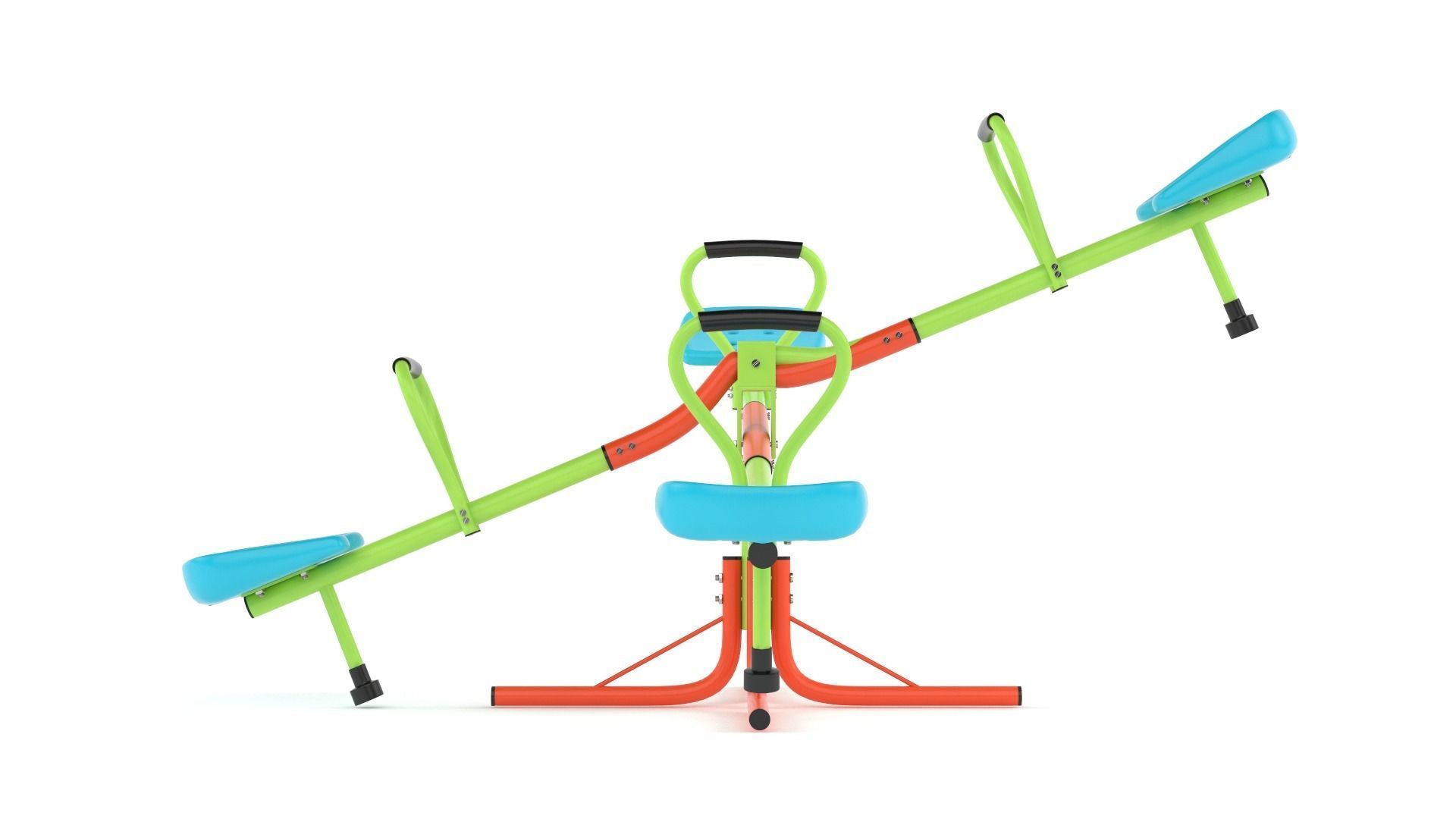 Kids Seesaw 3D model_1