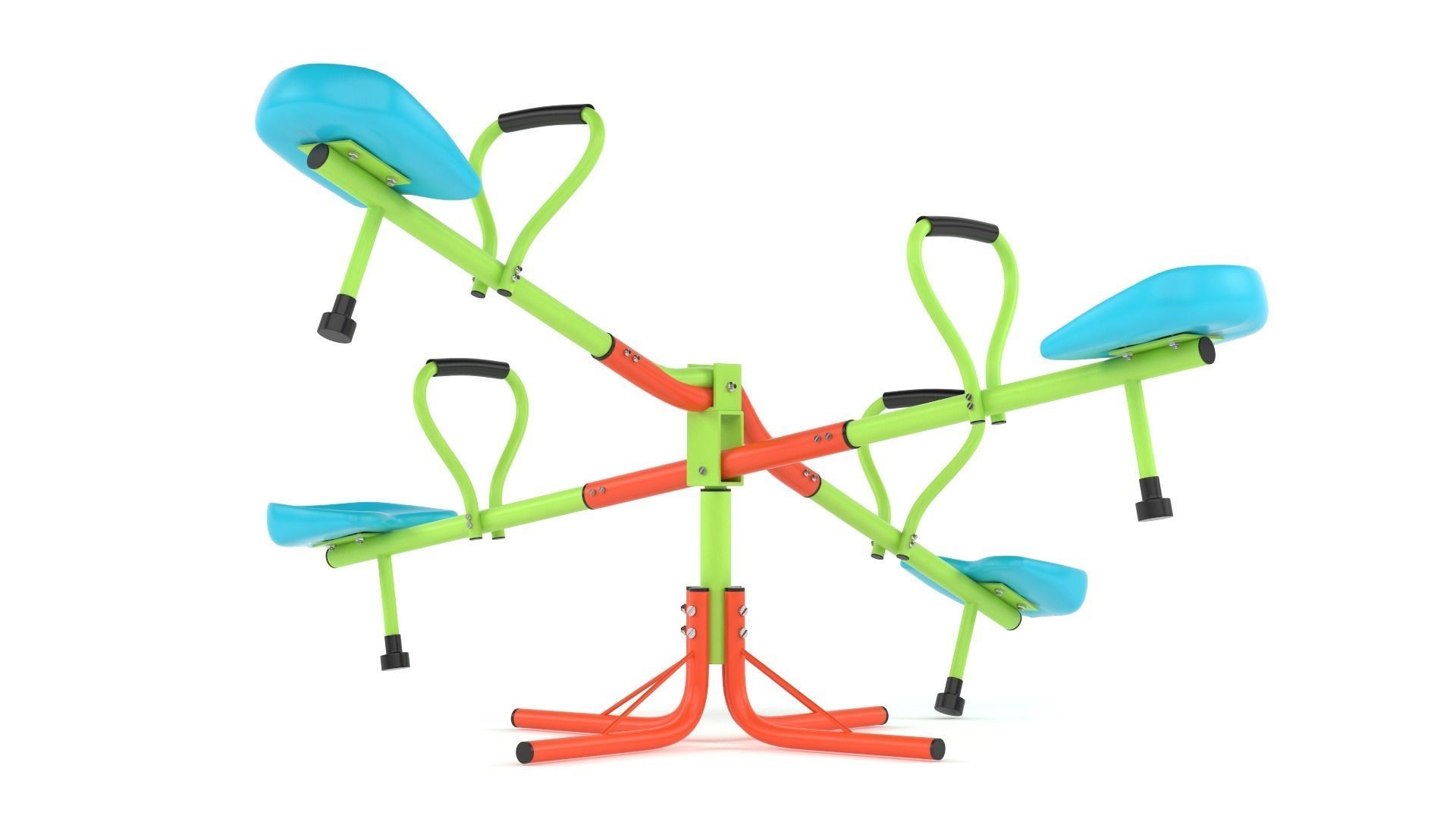 Kids Seesaw 3D model_3