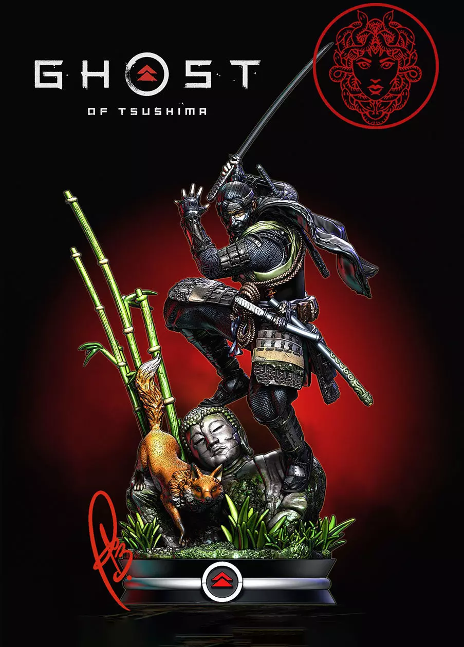 JIN SAKAI BY CREATIVE GEEK MB 3D print model