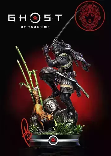 JIN SAKAI BY CREATIVE GEEK MB 3D print model