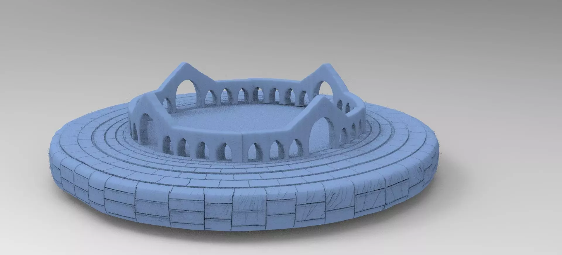 Arena Druid cult model 3D model_0