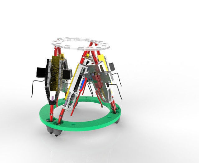 Stewart platform 3D model_6