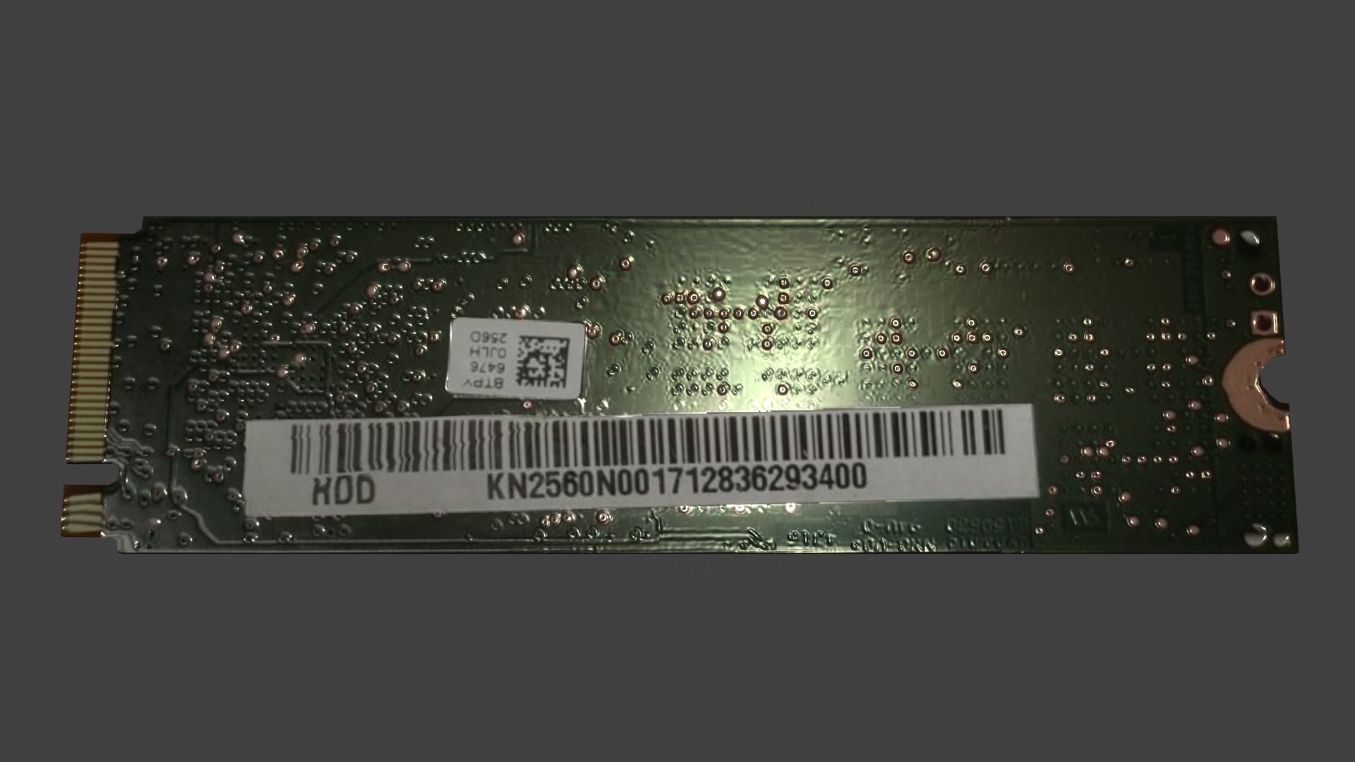 NVMe M-2 SSD Free low-poly 3D model_1