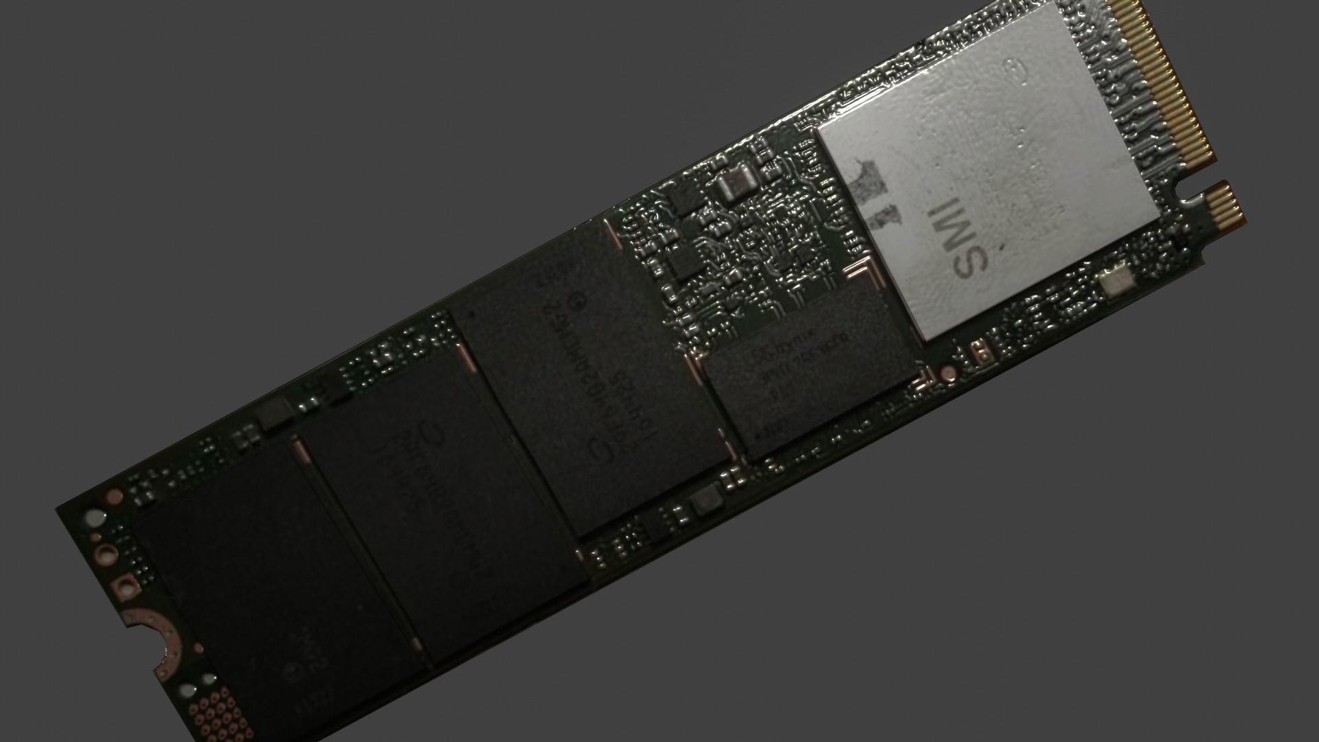 NVMe M-2 SSD Free low-poly 3D model_2