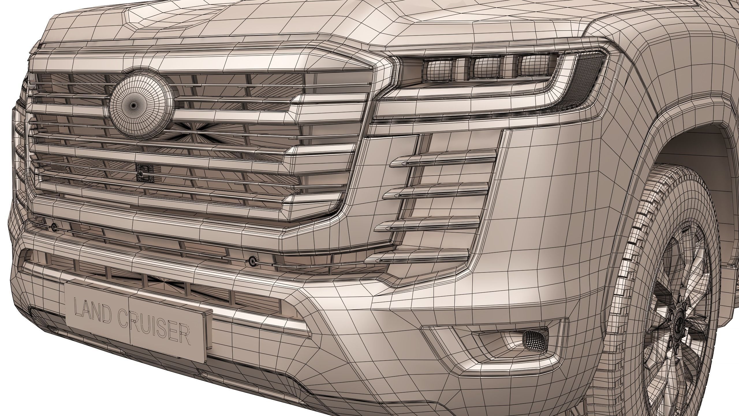Toyota Land Cruiser 2022 3D model_17
