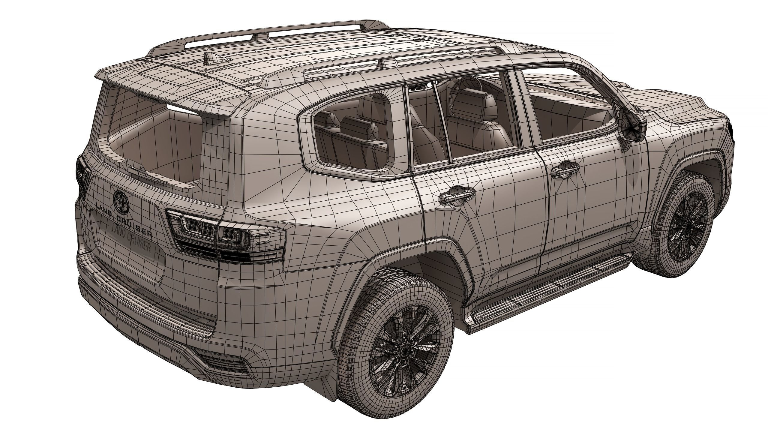 Toyota Land Cruiser 2022 3D model_16