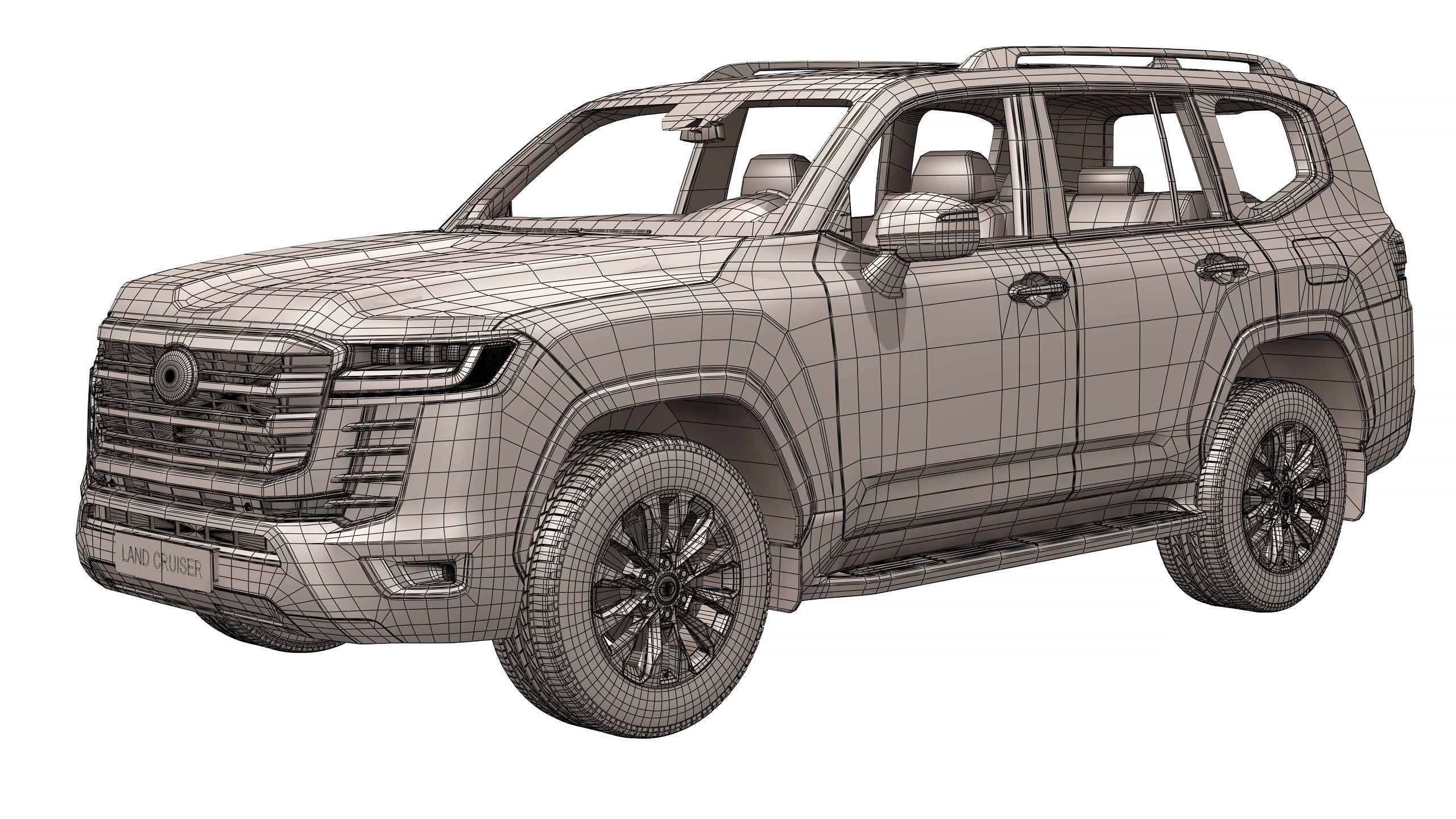 Toyota Land Cruiser 2022 3D model_14