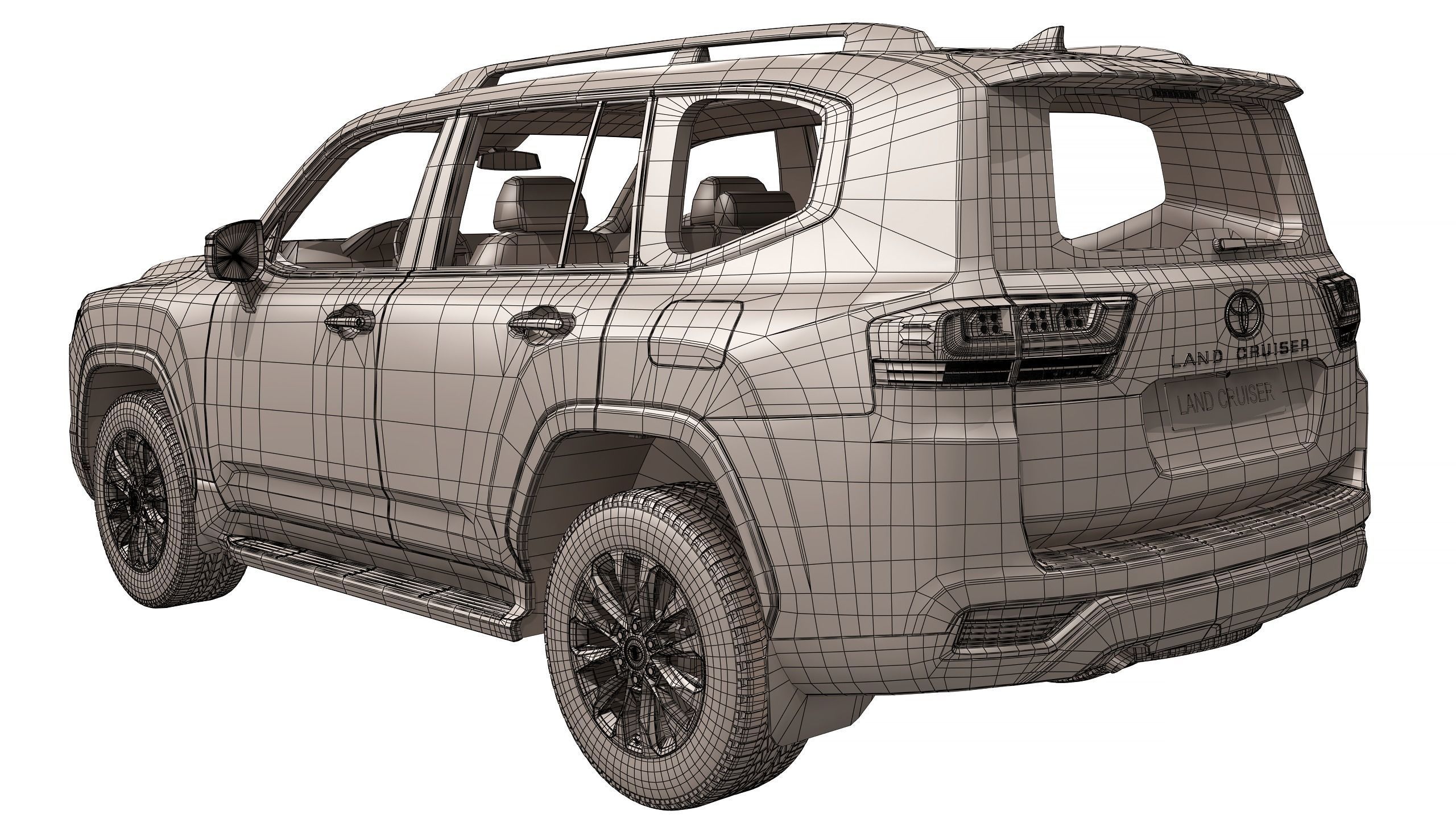 Toyota Land Cruiser 2022 3D model_15