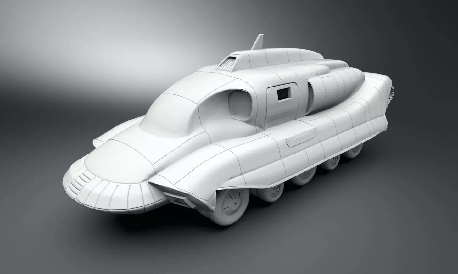 Spectrum Patrol Vehicle Scale model 3D print model