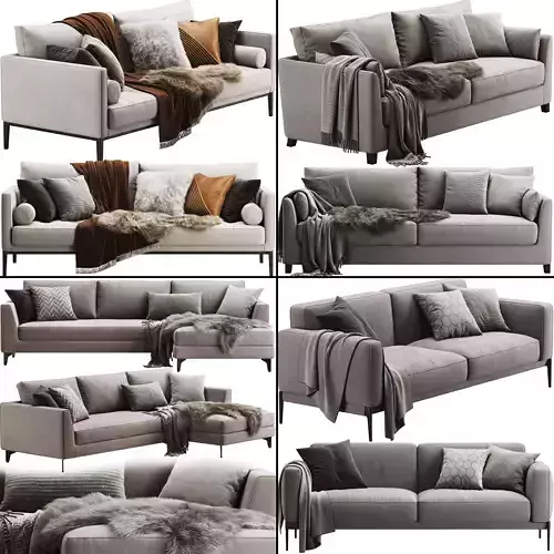 Collection - Sofa Collection 02 - 5 Items
