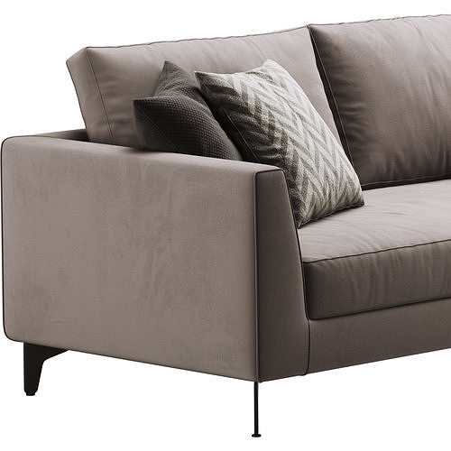 Collection - Sofa Collection 02 - 5 Items 3D model 5
