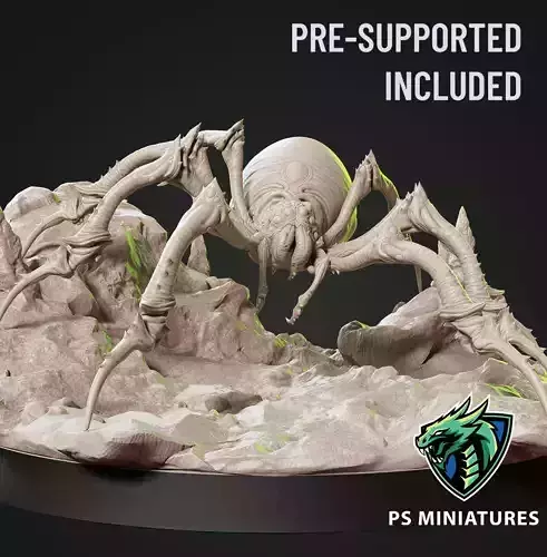 Phase Spider Pose 3 - 3D Printable 3D print model