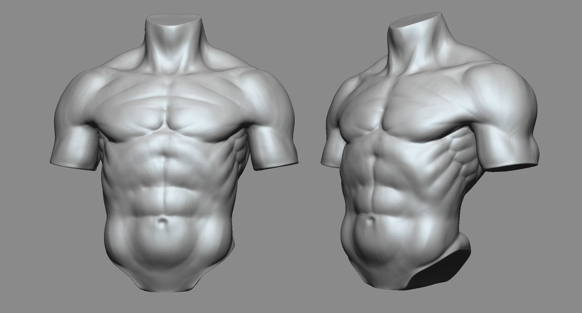 Torso 3D print model_1