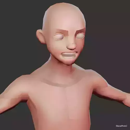Stylized Male - Mesh Model