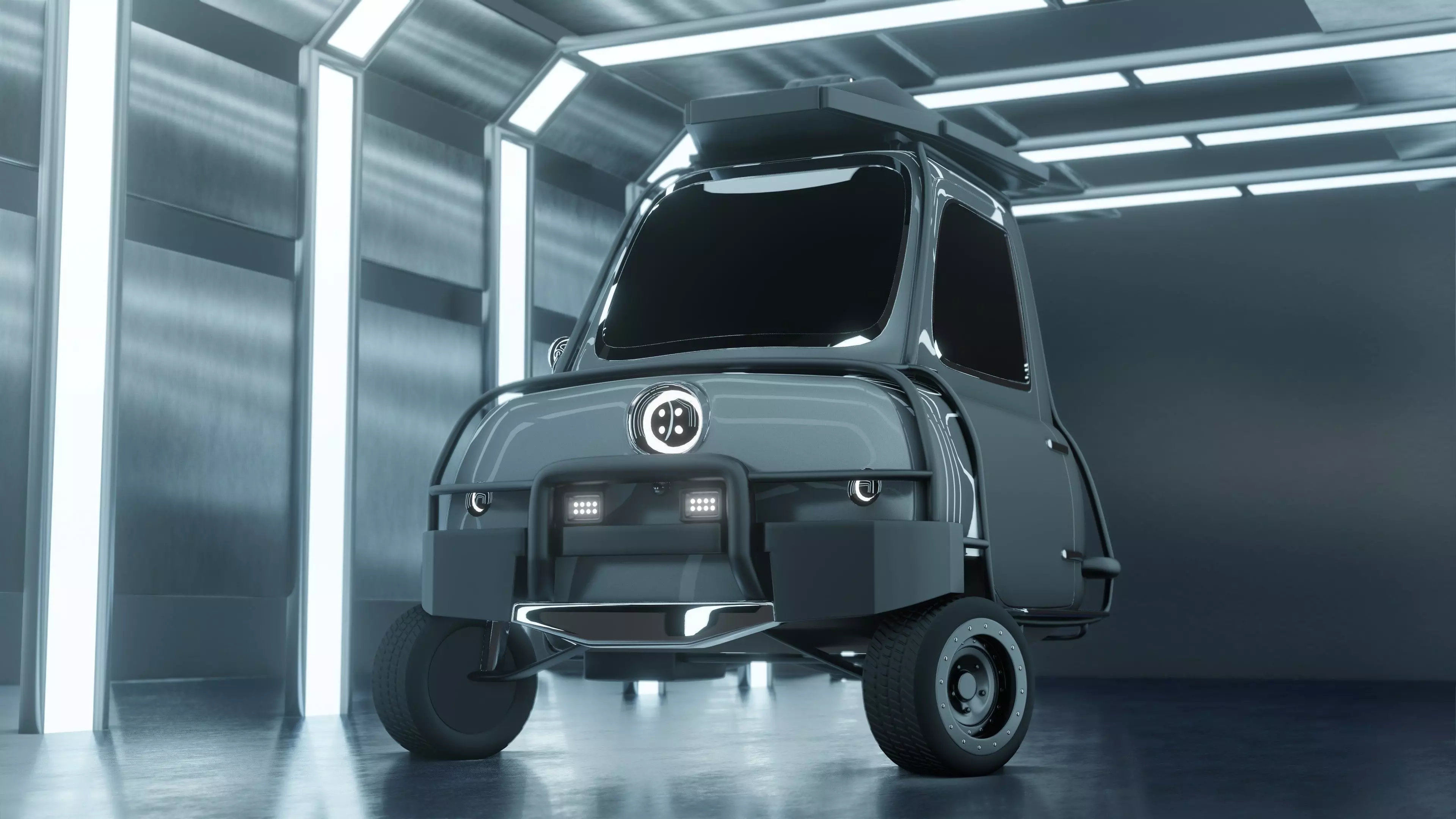Peel P50 Offroad Free 3D model