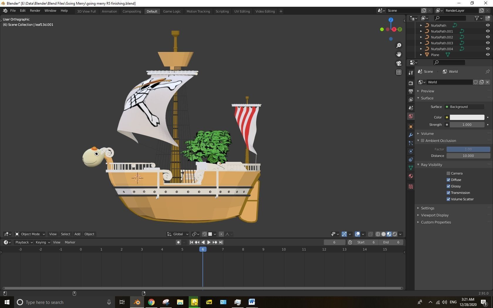 Going Merry One Piece  3D model_6