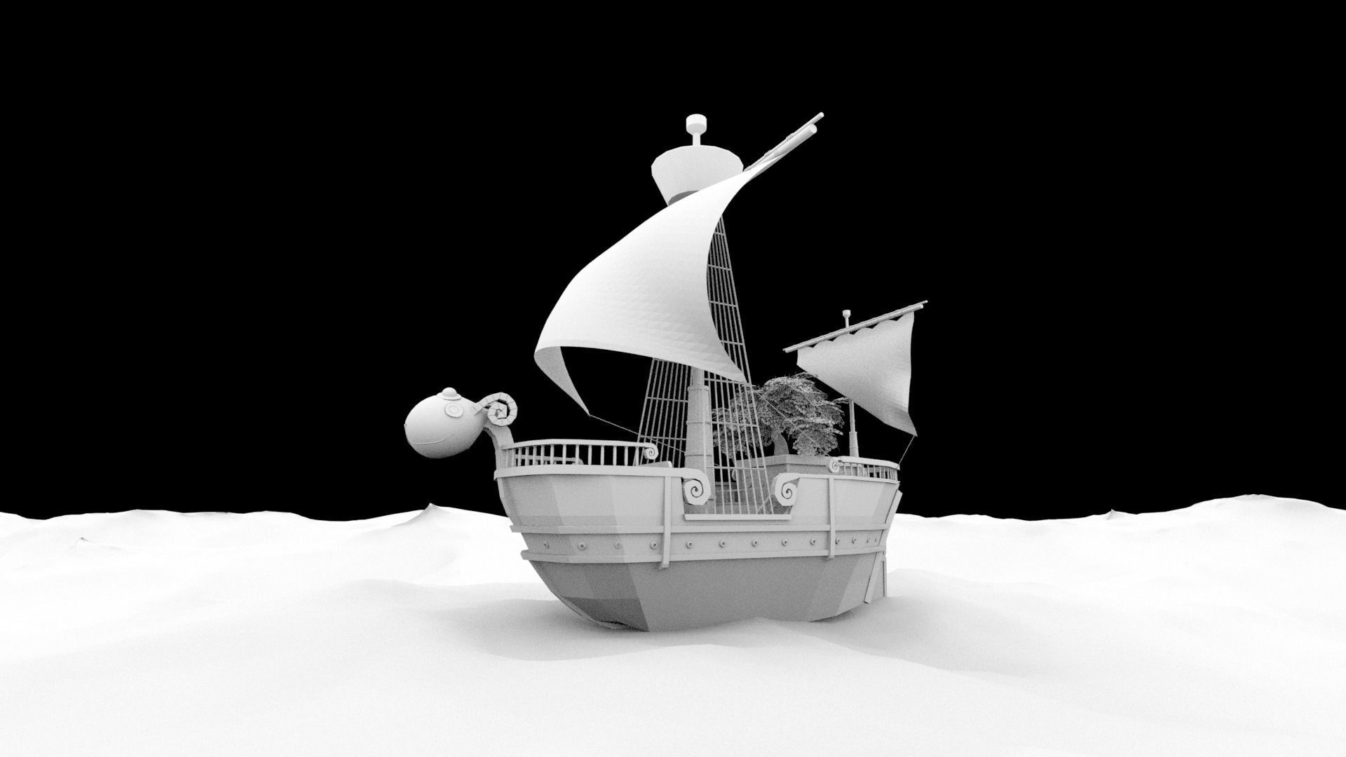 Going Merry One Piece  3D model_1