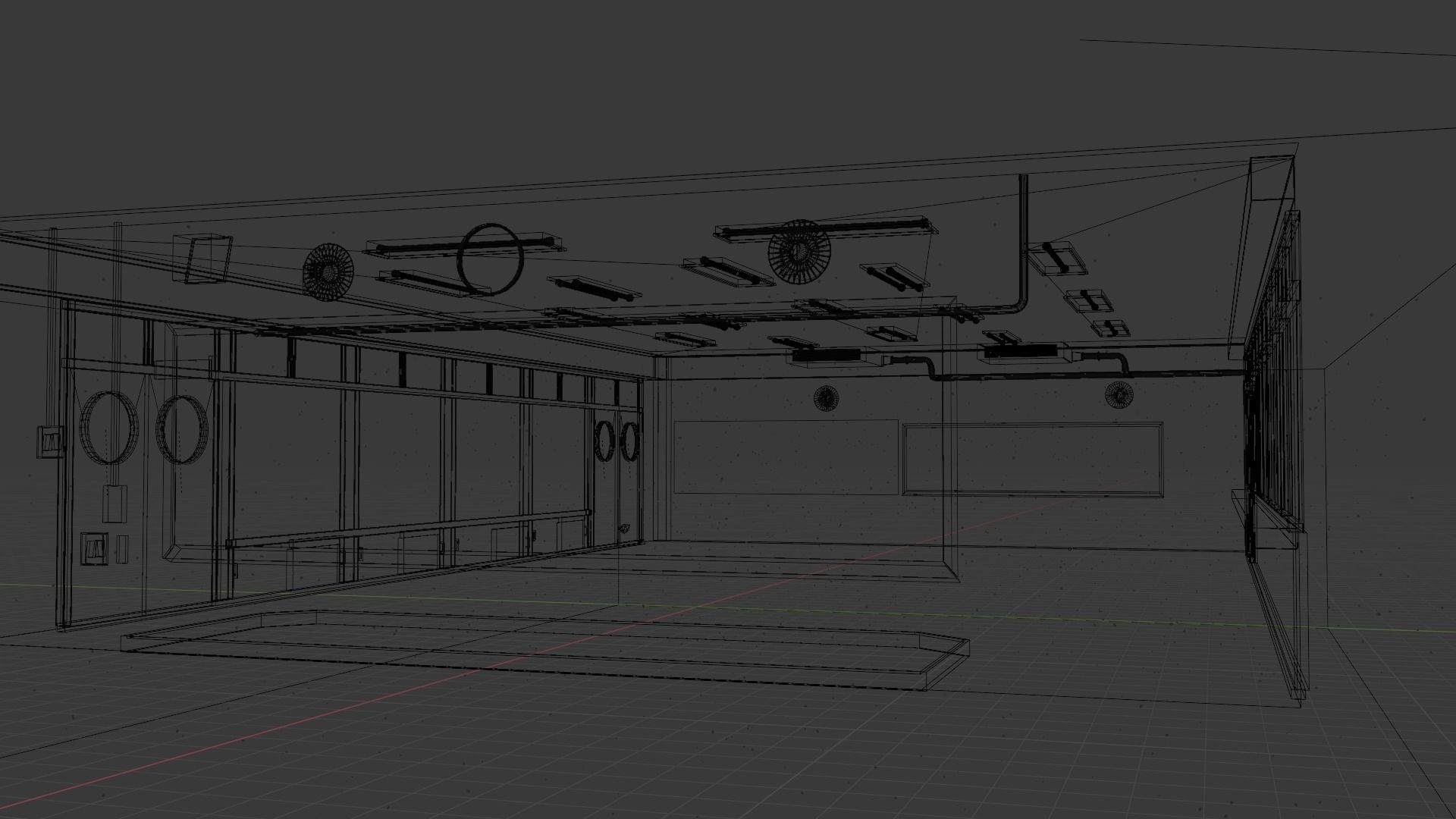 Classroom EEVEE 3D model_8