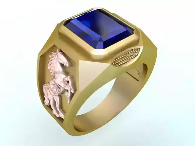 Double Horse rings - Horse ring