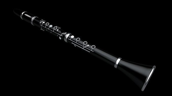 Clarinet 3D model