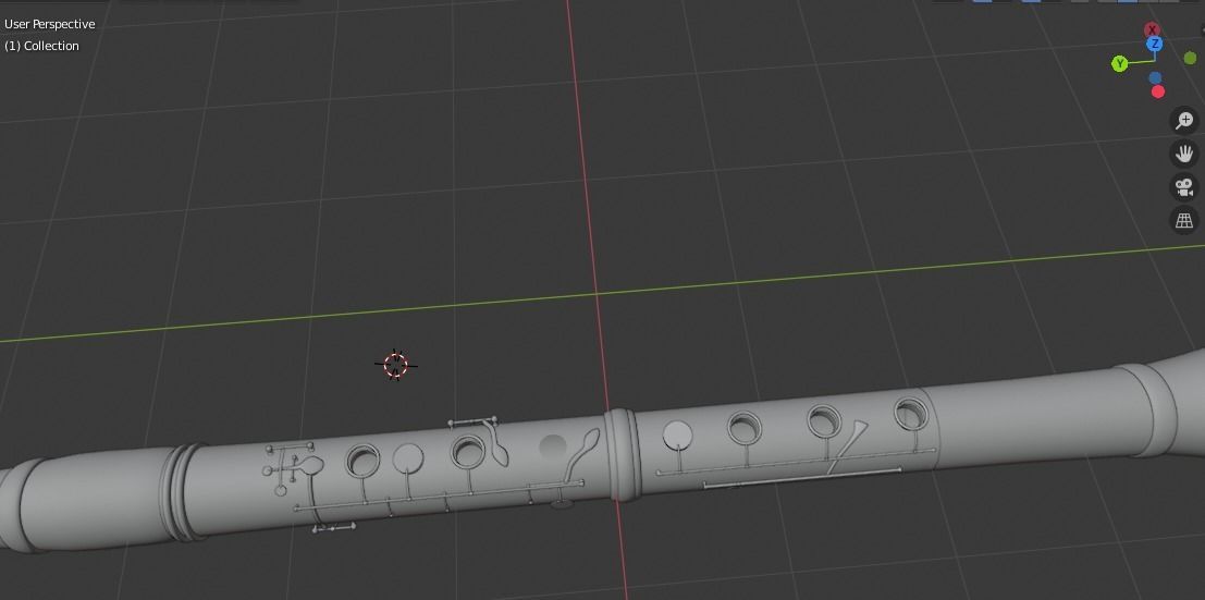 Clarinet 3D model_6