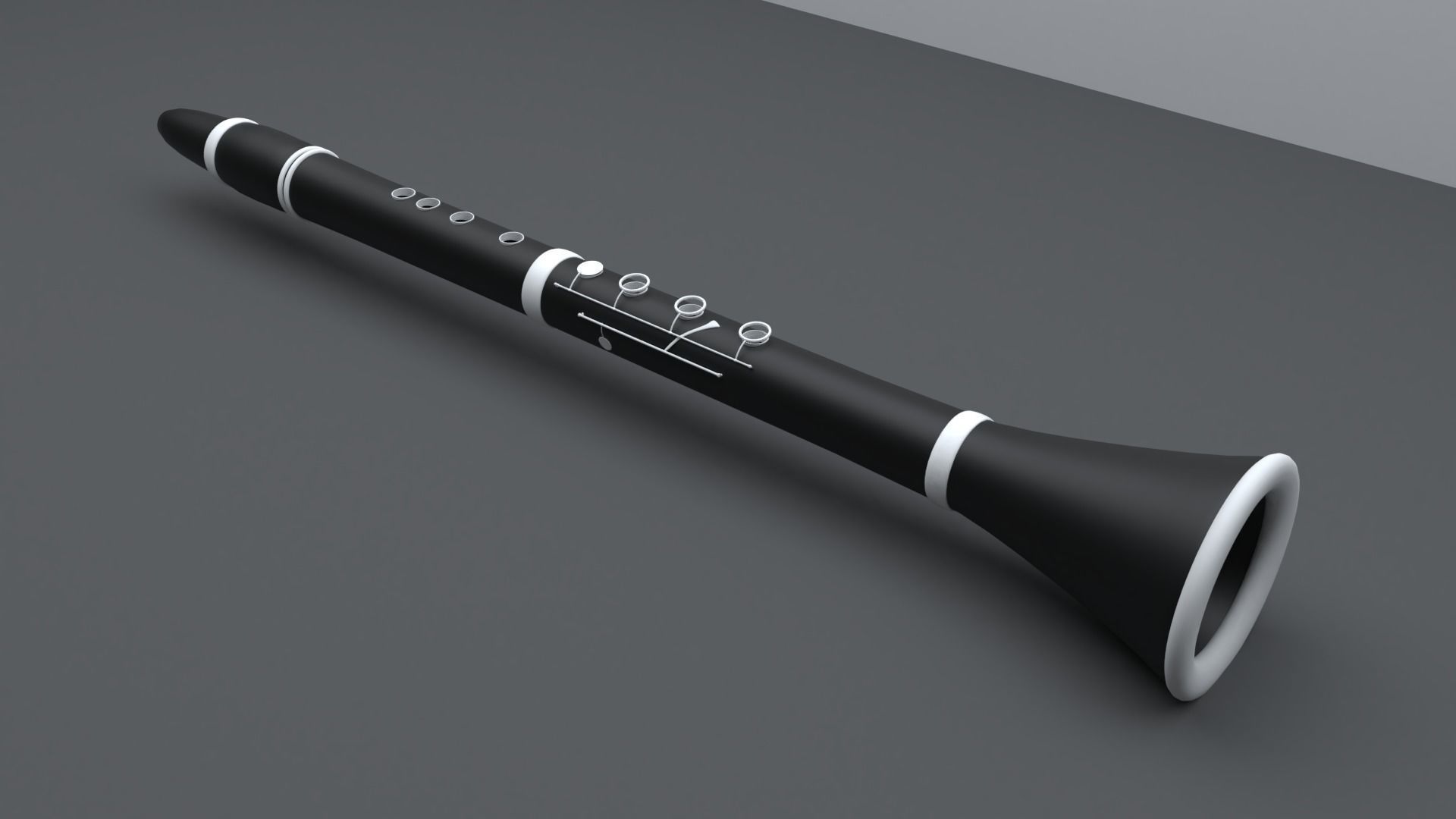 Clarinet 3D model_2