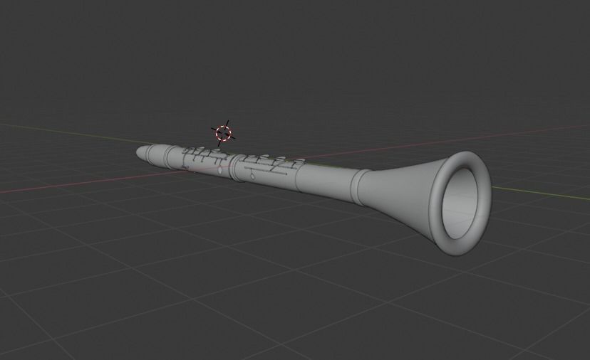 Clarinet 3D model_8