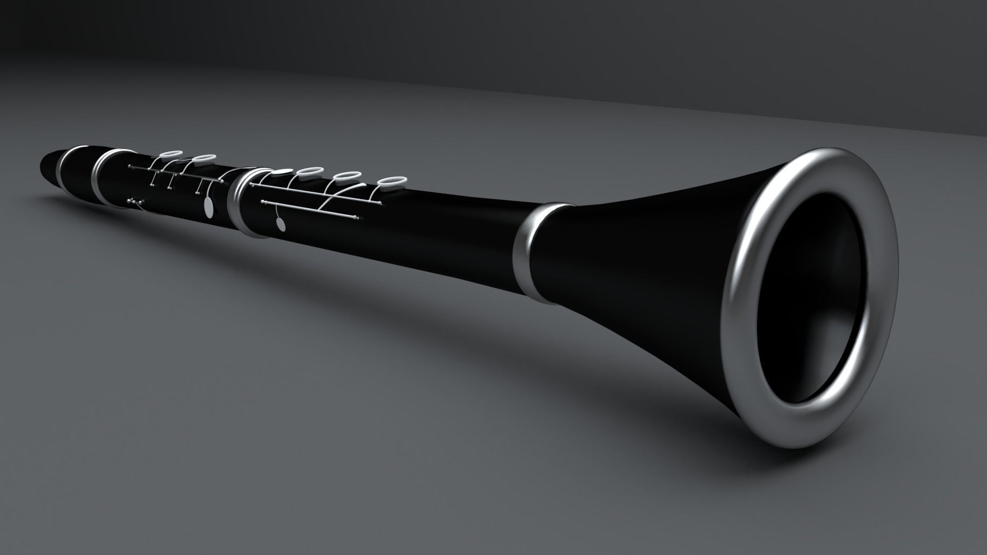 Clarinet 3D model_4