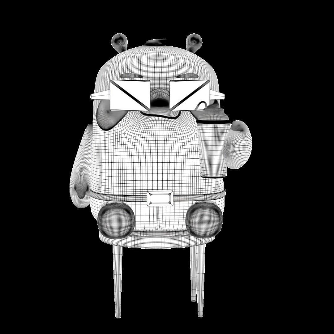 Panda Coffee 3D print model_5