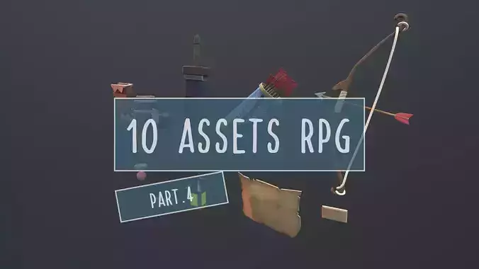 RPG BUNDLE 4 - 10 ASSETS ITENS for a Rpg Adventure Free