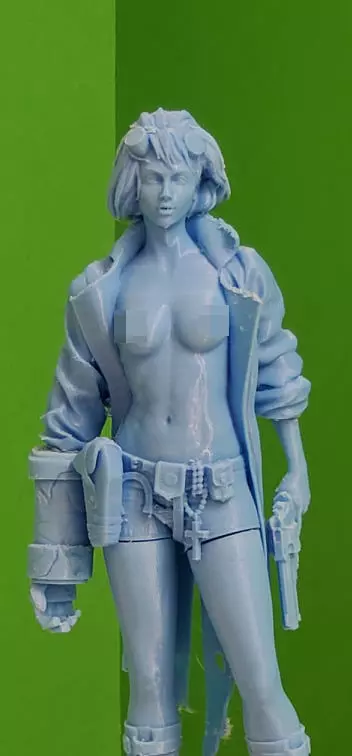 Hellgirl 02 3D print model