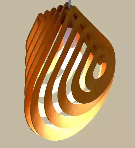 Chandelier lamp model 3D