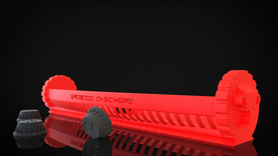 GC 3D Printable Checker Game 3D print model_1